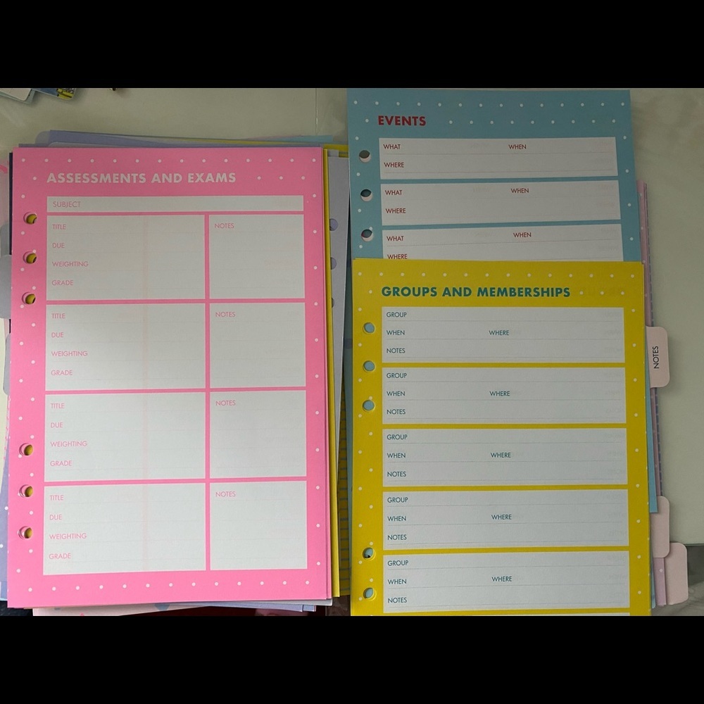 Kikki k A5 planner insert - Picture 6 of 7